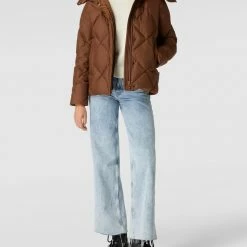 Marc O'Polo Daunenjacke Mit Label-Detail - Mittelbraun