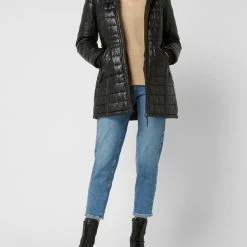 Cabrini Parka Aus Lammnappa - Schwarz