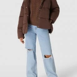 REVIEW Steppjacke Mit Kapuze - Schlamm